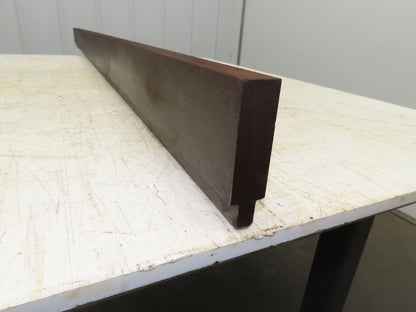 Press Brake Blank Die 72" Long 3" High 1" Wide 1/2" Tang
