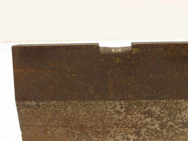 Press Brake Punch Die 18" Long 30° V 1-1/16" W 3-3/4" H 5/8" Tang