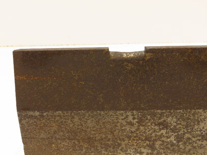 Press Brake Punch Die 18" Long 30° V 1-1/16" W 3-3/4" H 5/8" Tang