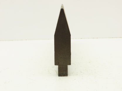 Press Brake Punch Die 18" Long 30° V 1-1/16" W 3-3/4" H 5/8" Tang