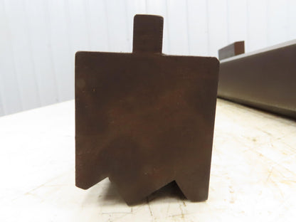 Press Brake Punch Die Set 36-1/2" Long 90° Offset Double Z Bend 1" and 11/16"