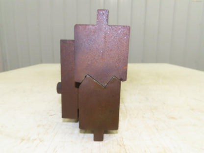 Press Brake Punch Die Set 36-1/2" Long 90° Offset Double Z Bend 1" and 11/16"