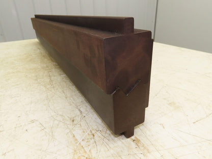 Press Brake Punch Die Set 36-1/2" Long 90° Offset Double Z Bend 1" and 11/16"