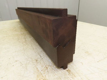 Press Brake Punch Die Set 36-1/2" Long 90° Offset Double Z Bend 1" and 11/16"
