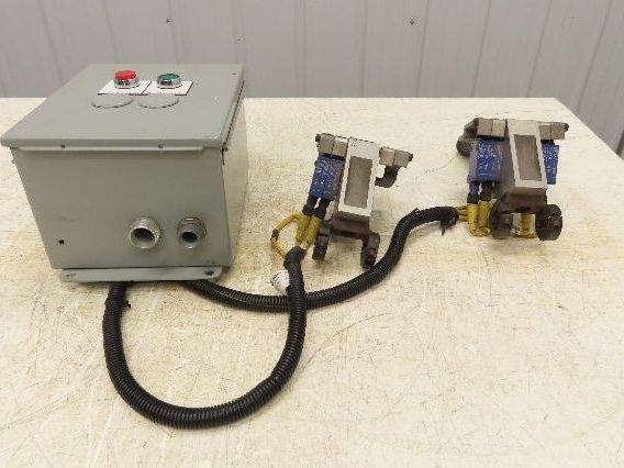 Air Hoist Tool Balancer 8-Button 2-Handle Pendant Control Panel Assembly