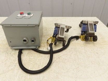 Air Hoist Tool Balancer 8-Button 2-Handle Pendant Control Panel Assembly
