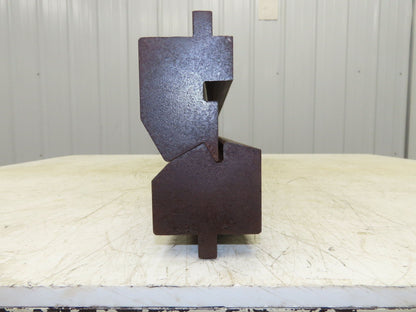 Press Brake Punch Die Set 37-3/8" Long 35° Offset Z Bend 1/2" Deep 1/2" Tang