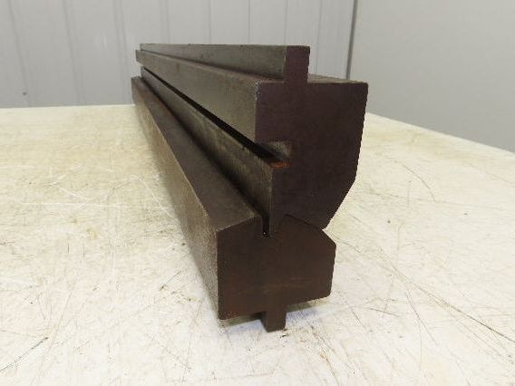 Press Brake Punch Die Set 37-3/8" Long 35° Offset Z Bend 1/2" Deep 1/2" Tang
