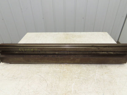 Press Brake Punch Die Set 37-3/8" Long 35° Offset Z Bend 1/2" Deep 1/2" Tang