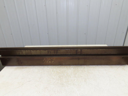 Press Brake U Bend Die 49" Long 1/2" Wide 1/2" Deep 1/2" Safety Tang