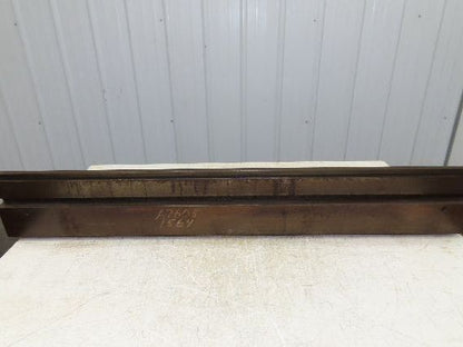 Press Brake U Bend Die 49" Long 1/2" Wide 1/2" Deep 1/2" Safety Tang