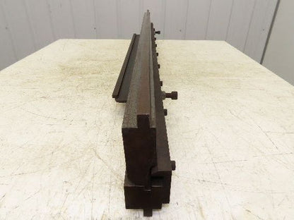 Press Brake U Punch Die Set 53" Long 11/32" Wide 9/32" Deep Backstop