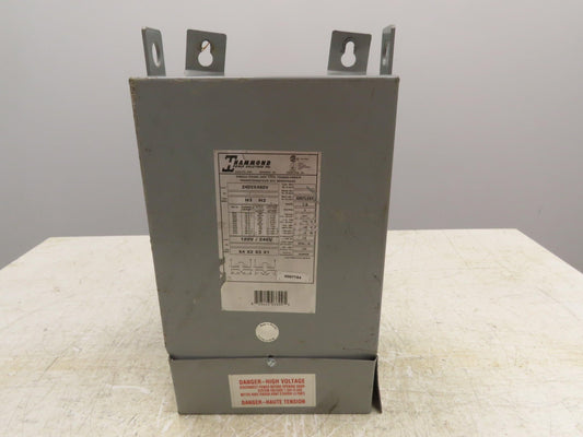 Hammond Q007LEKF Industrial Transformer 1PH 7.5KVA 240-480V PRI 120-240V