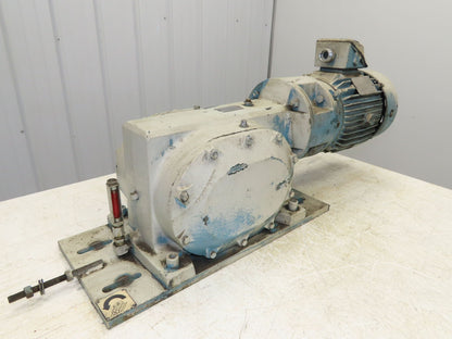 Dodge Reliance 180CM28A60 Inline Gearmotor 60:1 RH Reducer 29rpm 5Hp 460V 184T