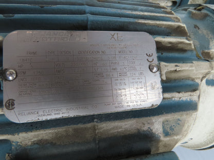 Dodge Reliance 180CM28A60 Inline Gearmotor 60:1 RH Reducer 29rpm 5Hp 460V 184T