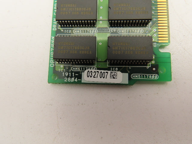 Okuma 1911-2804 Opus7000 DRAM Card 16MB Circuit Board