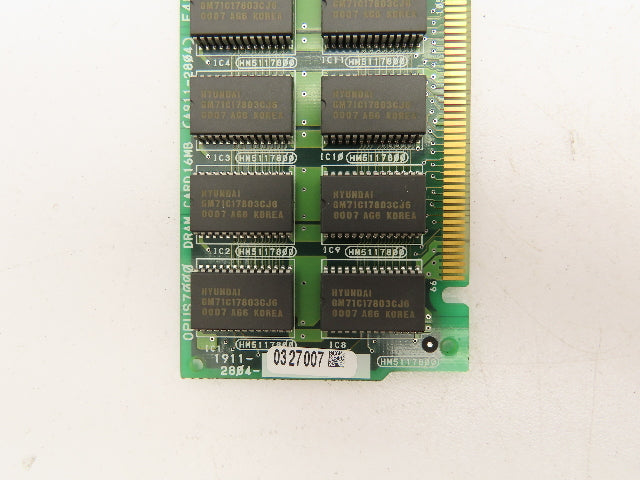 Okuma 1911-2804 Opus7000 DRAM Card 16MB Circuit Board
