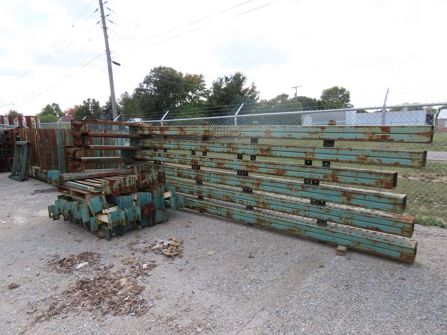 Cantilever Rack Add-On Post 2-Sided 18' Upright 96"D 48" Arms  -No Braces