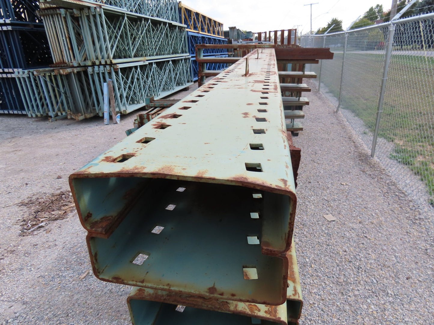 Cantilever Rack Add-On Post 2-Sided 18' Upright 96"D 48" Arms  -No Braces