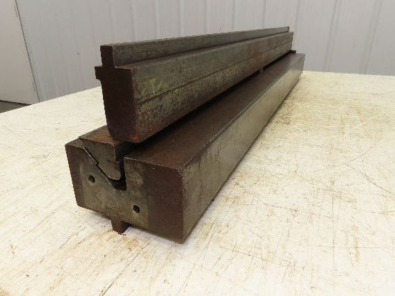 Press Brake Die Set 37" Long Hemming Standing Seam 5/8" H 1/8" Wide