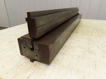 Press Brake Die Set 37" Long Hemming Standing Seam 5/8" H 1/8" Wide
