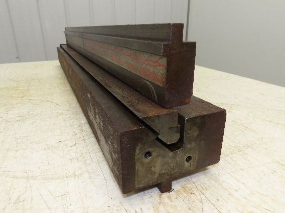 Press Brake Die Set 37" Long Hemming Standing Seam 5/8" H 1/8" Wide