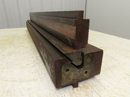 Press Brake Die Set 37" Long Hemming Standing Seam 5/8" H 1/8" Wide