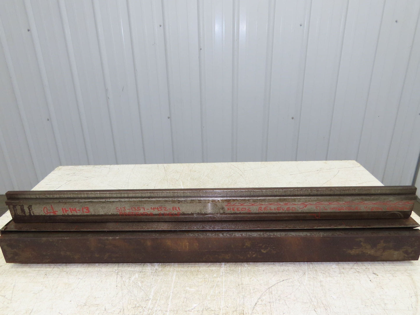 Press Brake Die Set 37" Long Hemming Standing Seam 5/8" H 1/8" Wide