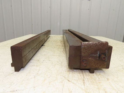Press Brake Die Set 37" Long Hemming Standing Seam 5/8" H 1/8" Wide
