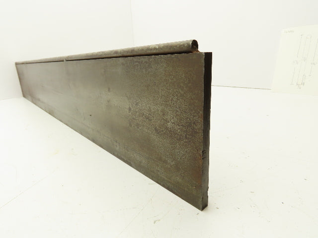 Press Brake Punch Die 34" Long 3/8" Roundover 3/8" Plate 9/16" Tang