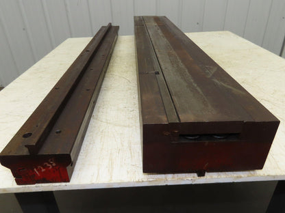 Press Brake Punch Die Set 48" Long 3-1/2" U Bend 9/16" Deep 1/2" Safety Tang