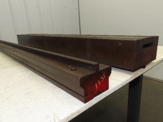 Press Brake Punch Die Set 48" Long 3-1/2" U Bend 9/16" Deep 1/2" Safety Tang