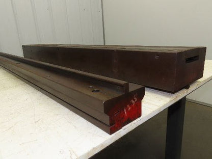 Press Brake Punch Die Set 48" Long 3-1/2" U Bend 9/16" Deep 1/2" Safety Tang