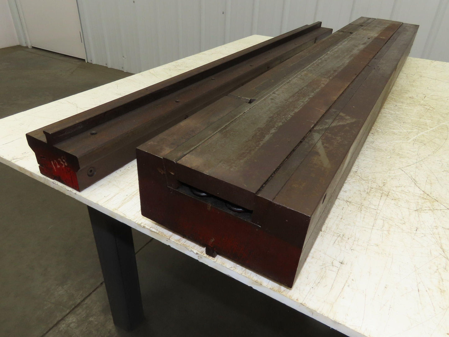 Press Brake Punch Die Set 48" Long 3-1/2" U Bend 9/16" Deep 1/2" Safety Tang