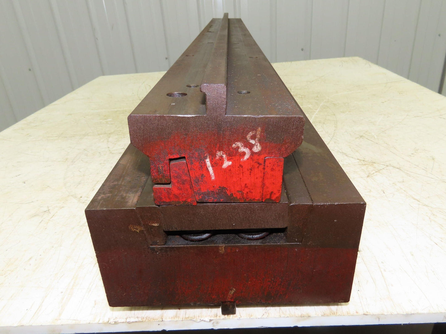 Press Brake Punch Die Set 48" Long 3-1/2" U Bend 9/16" Deep 1/2" Safety Tang