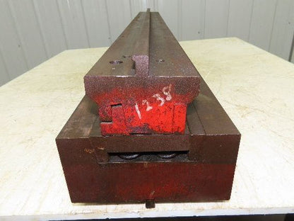 Press Brake Punch Die Set 48" Long 3-1/2" U Bend 9/16" Deep 1/2" Safety Tang