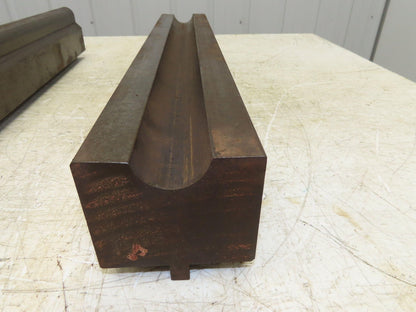 Press Brake Punch Die Set 24-1/2" Long 1-5/8" U Bend 3/4" Deep 1/2" Tang