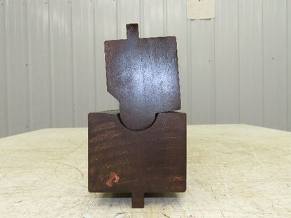 Press Brake Punch Die Set 24-1/2" Long 1-5/8" U Bend 3/4" Deep 1/2" Tang