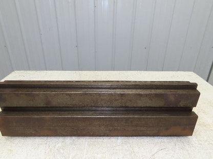 Press Brake Punch Die Set 24-1/2" Long 1-5/8" U Bend 3/4" Deep 1/2" Tang