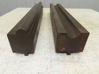 Press Brake Punch Die Set 24-1/2" Long 1-5/8" U Bend 3/4" Deep 1/2" Tang