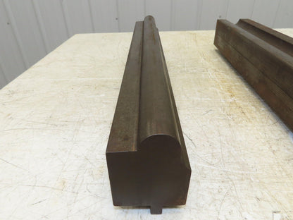 Press Brake Punch Die Set 24-1/2" Long 1-5/8" U Bend 3/4" Deep 1/2" Tang