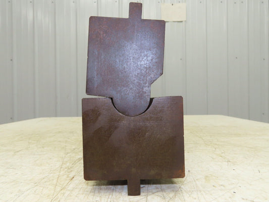 Press Brake Punch Die Set 24-1/2" Long 1-5/8" U Bend 3/4" Deep 1/2" Tang