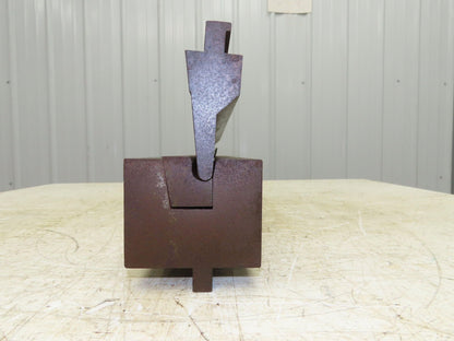 Press Brake Punch Die Set 25" Long 3/8" U Bend 9/16" Deep 1/2" Safety Tang