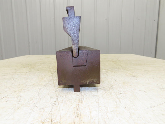 Press Brake Punch Die Set 25" Long 3/8" U Bend 9/16" Deep 1/2" Safety Tang