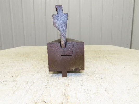 Press Brake Punch Die Set 25" Long 3/8" U Bend 9/16" Deep 1/2" Safety Tang