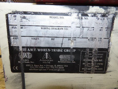 AWT IM-10-60 Tornado Ink Mixer & Color Blender 1-5 Gal Bucket Mix 220V 	Benchtop