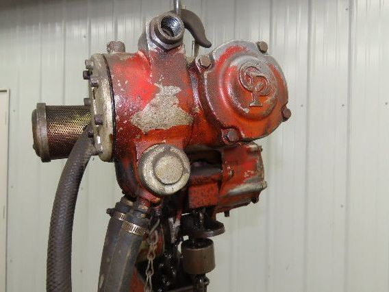 Chicago Pneumatic 1/2 Ton 1000Lb Power Vane Air Chain Hoist 15' Lift w/Pendant