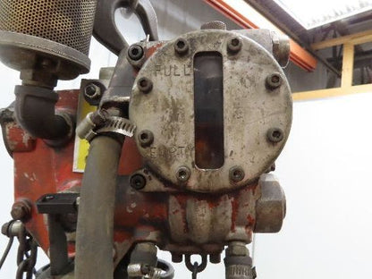 Chicago Pneumatic 1/2 Ton 1000Lb Power Vane Air Chain Hoist 10' Lift w/Pendant