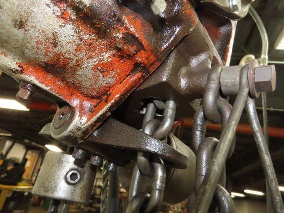 Chicago Pneumatic 1/2 Ton 1000Lb Power Vane Air Chain Hoist 10' Lift w/Pendant