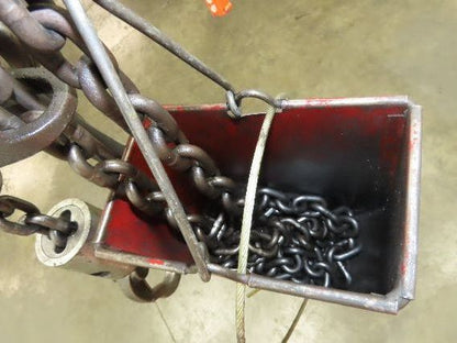 Chicago Pneumatic 1/2 Ton 1000Lb Power Vane Air Chain Hoist 10' Lift w/Pendant